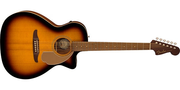 FENDER / Newporter Player Walnut FB Gold Pickguard Sunburst画像3