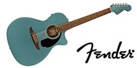 FENDER / Newporter Player Walnut FB Black Pickguard Tidepool