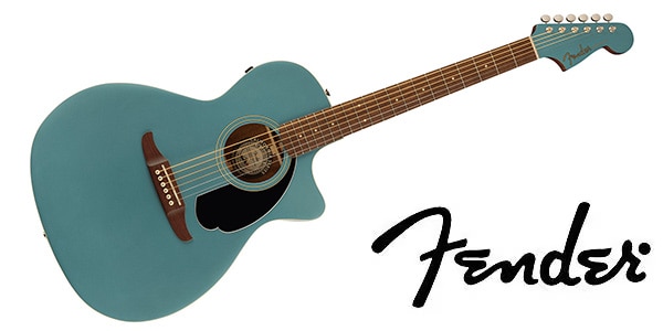 FENDER / Newporter Player Walnut FB Black Pickguard Tidepool