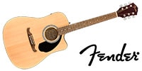 FENDER FA-125CE Dreadnought Natural