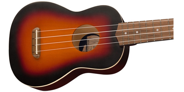FENDER / VENICE SOPRANO UKE 2TS WN画像2
