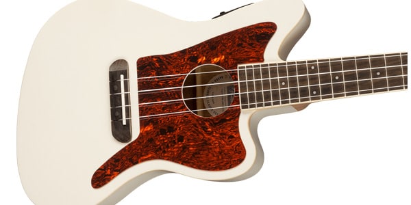 FENDER / Fullerton Jazzmaster Uke, Olympic White画像4