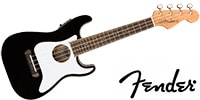 FENDER Fullerton Strat Uke, Black