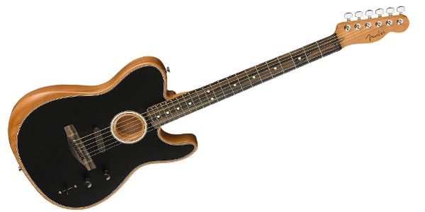 FENDER / American Acoustasonic Telecaster Black画像3