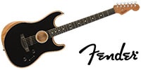 FENDER / American Acoustasonic Strat Ebony Black