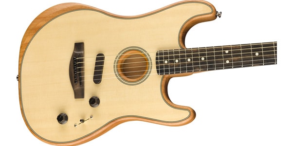 FENDER / American Acoustasonic Strat Ebony Natural画像3
