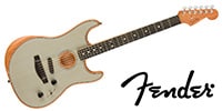 FENDER / American Acoustasonic Strat Ebony Transparent Sonic Blue
