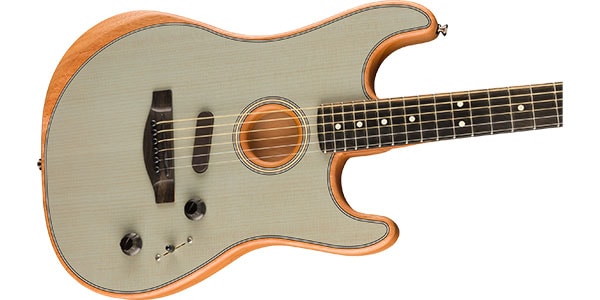 FENDER ( フェンダー )  / American Acoustasonic Strat Ebony Transparent Sonic Blue画像3