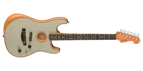 FENDER ( フェンダー )  / American Acoustasonic Strat Ebony Transparent Sonic Blue画像4