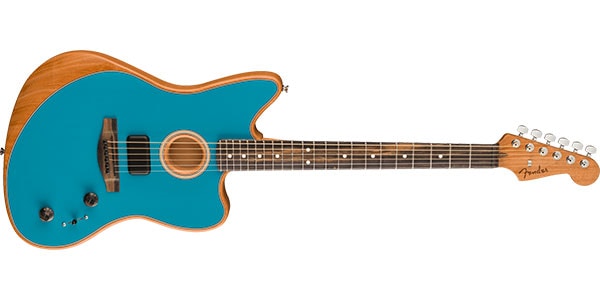 FENDER / American Acoustasonic Jazzmaster Ocean Turquoise Ebony画像4