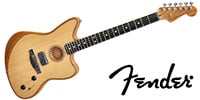 FENDER / American Acoustasonic Jazzmaster Natural Ebony FB/2
