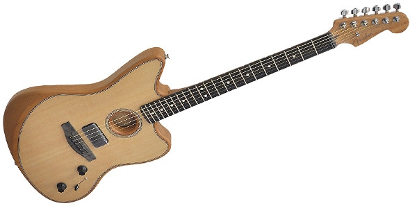 FENDER / American Acoustasonic Jazzmaster Natural Ebony FB/2画像3