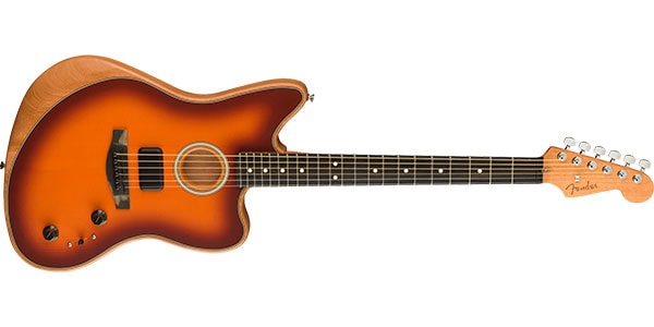 FENDER / American Acoustasonic Jazzmaster Tobacco Sunburst Ebony画像3