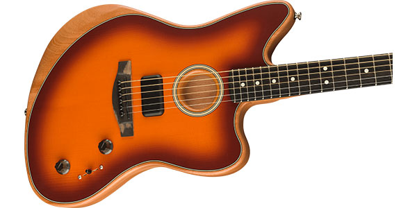 FENDER / American Acoustasonic Jazzmaster Tobacco Sunburst Ebony画像4