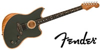 FENDER / American Acoustasonic Jazzmaster Tungsten Ebony