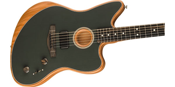 FENDER / American Acoustasonic Jazzmaster Tungsten Ebony画像3