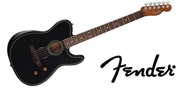 FENDER / Acoustasonic Std Tele, Black