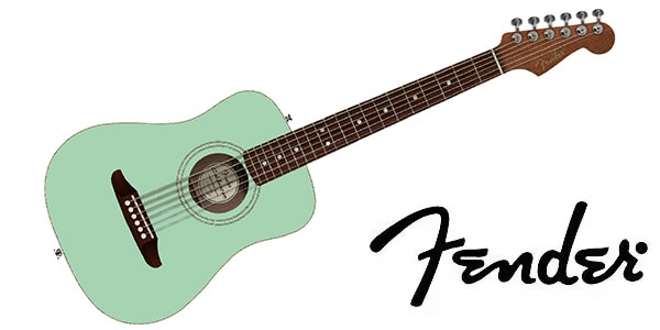 FENDER ( フェンダー )  / California Std Redondo Mini with Bag Spruce Top Surf Green