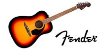 FENDER / California Std Redondo Spruce Top Black PG 3-Color Sunburst