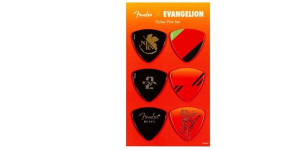 FENDER / Evangelion ASUKA Pick Set