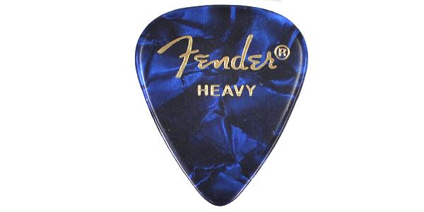 FENDER/351 Shape Premium Celluloid Blue Moto Heavy