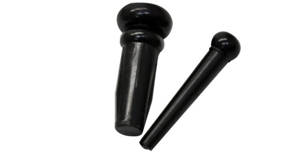 FENDER ( フェンダー )  / BRIDGE PIN SET, BLACK with WHITE DOT画像2