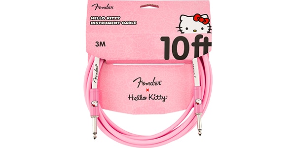 FENDER / Fender x Hello Kitty 10&#39; Instrument Cable, Pink