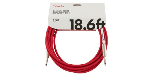 FENDER / Original Series Instrument Cable S/S 5.5m Fiesta Red