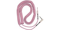 FENDER / Contour 30' Coiled Cable, Burgundy Mist