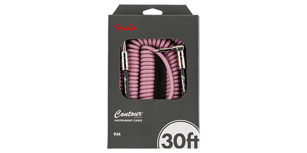 FENDER / Contour 30&#39; Coiled Cable, Burgundy Mist画像4