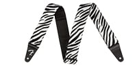 FENDER Wild Zebra Print Strap‚ 2&quot;