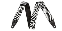 FENDER Wild Zebra Print Strap, 2