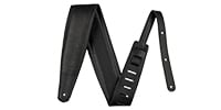 FENDER / 3.5" Premium Leather Strap, Black