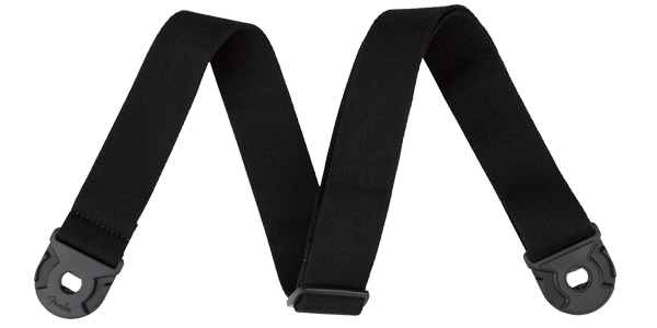 FENDER / Quick Grip Locking End Supersoft Strap, Black, 2"
