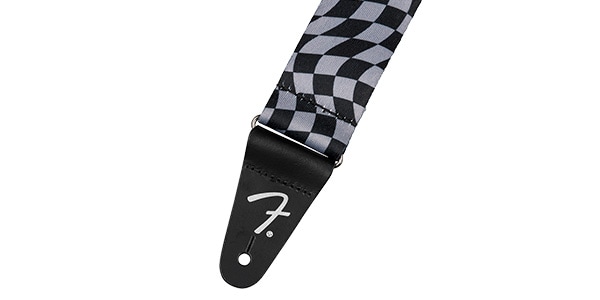 FENDER ( フェンダー )  / Wavy Checkerboard Polyester Strap, Gray画像2