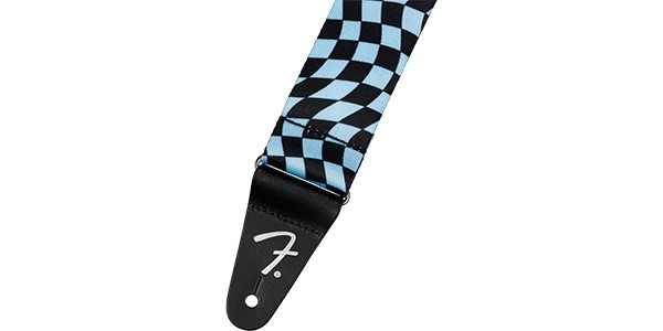 FENDER ( フェンダー )  / Wavy Checkerboard Polyester Strap, Blue画像2