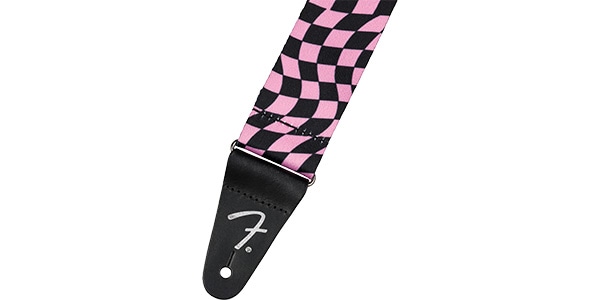 FENDER ( フェンダー )  / Wavy Checkerboard Polyester Strap, Pink画像2