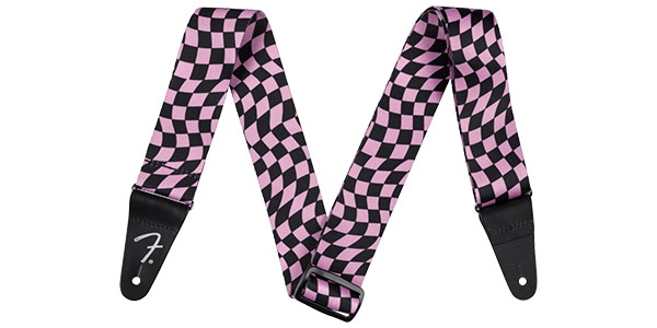 FENDER ( フェンダー )  / Wavy Checkerboard Polyester Strap, Pink