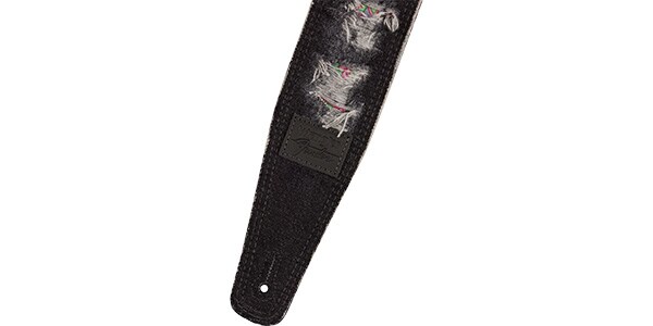 FENDER / Fender x Wrangler Ripped Denim Strap Black画像2