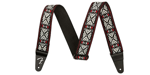 FENDER ( フェンダー )  / Pasadena Woven Strap Red Snowflake 2"