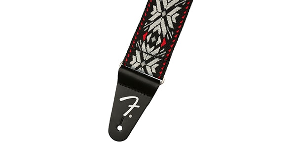 FENDER ( フェンダー )  / Pasadena Woven Strap Red Snowflake 2"画像2