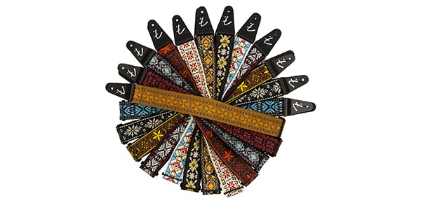 FENDER ( フェンダー )  / Pasadena Woven Strap Yellow Clover 2"画像4