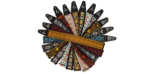 FENDER ( フェンダー ) / Pasadena Woven Strap Yellow Wallflower 2"画像4