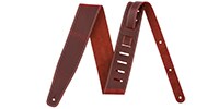 FENDER Broken-In Leather Strap‚ 2.5&quot;‚ Red ギターストラップ