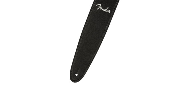 FENDER / VEGAN LEATHER STRAP BLACK画像2