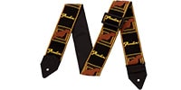 FENDER / Limited Edition Vintage Modified Monogram Strap, BK/YW/BR