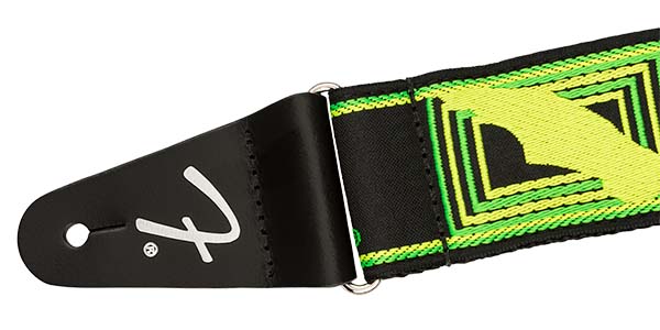 FENDER ( フェンダー ) NEON MONOGRAM STRAP GRN/YLW 送料無料