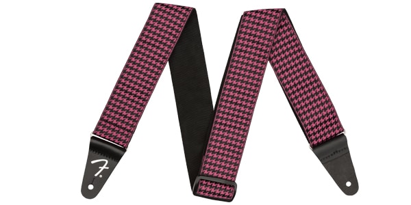 FENDER / HOUNDSTOOTH STRAP PINK