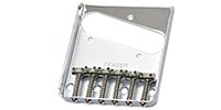 FENDER 6-Saddle Vintage-Syle Telecaster Bridge Assembly (Chrome)