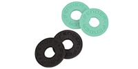 FENDER / Strap Blocks Black & Surf Green Strap Locks